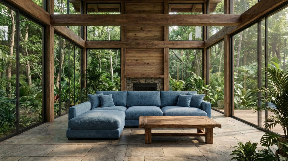 Dabadee Blue Cloud Chaise Lounge
