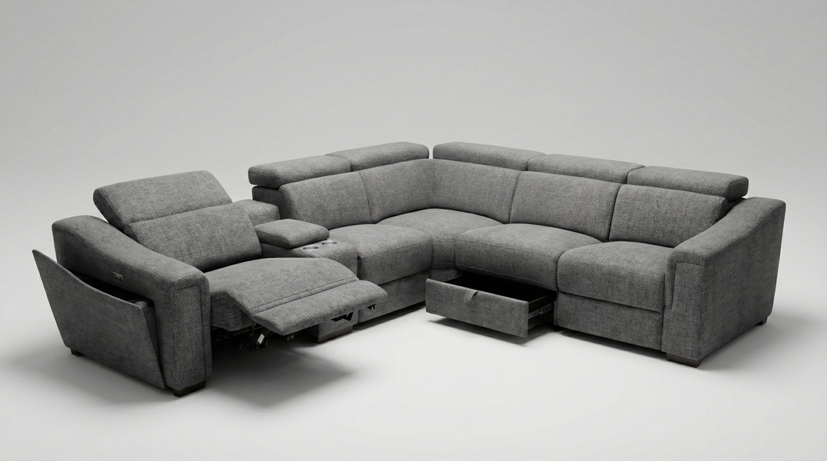 Lena Electric Recliner Corner Lounge