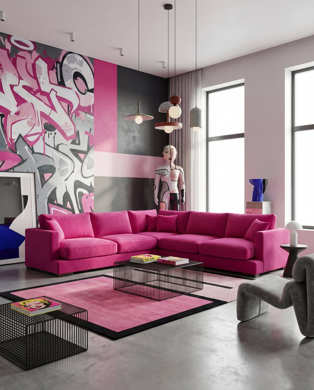 Cloud Corner Lounge Barbie Pink - Product Image 11