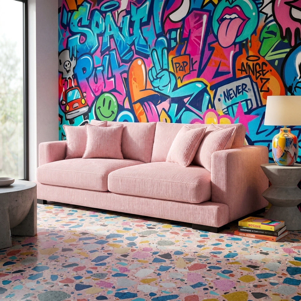 Cloud Sofa Baby Pink — Lifestyle
