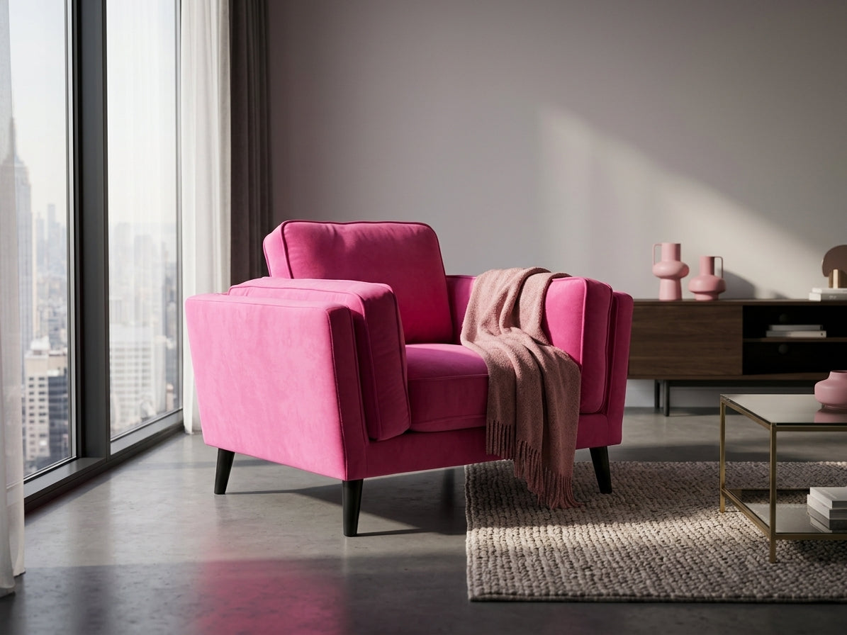Monroe Barbie Pink Armchair — Lifestyle