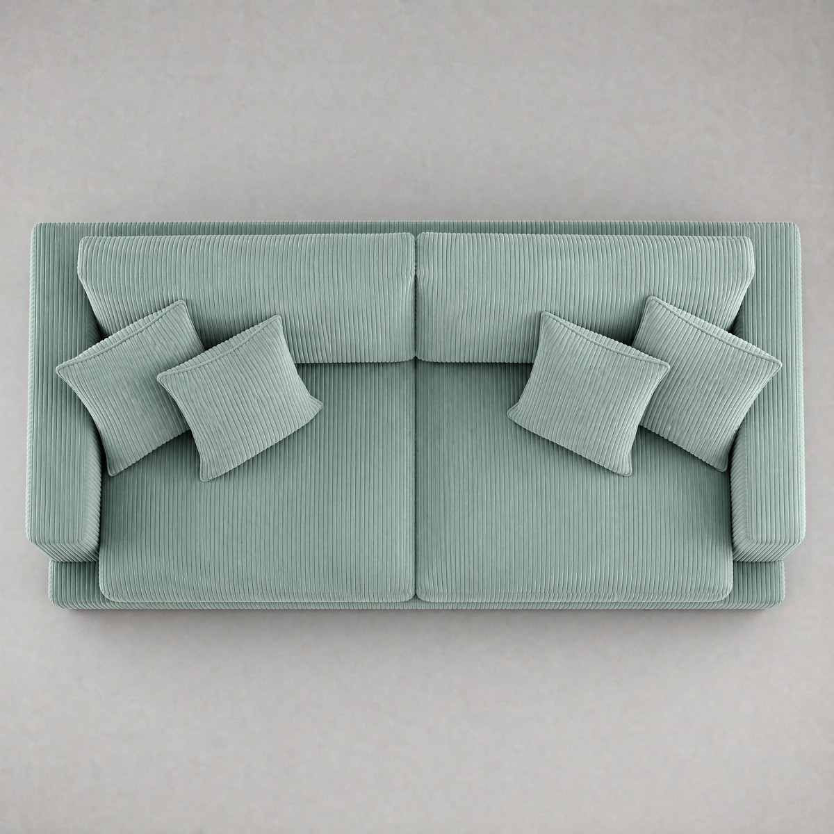 Cloud Sofa Aqua Corduroy