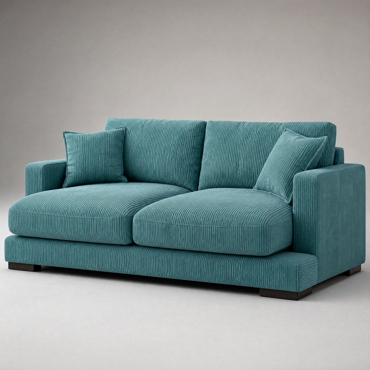 Cloud 2 Seater Aqua Corduroy
