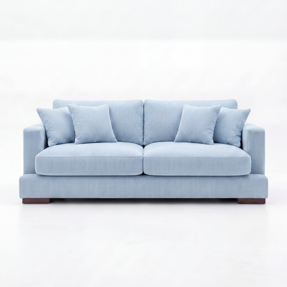 Cloud 2 Seater Baby Blue Corduroy