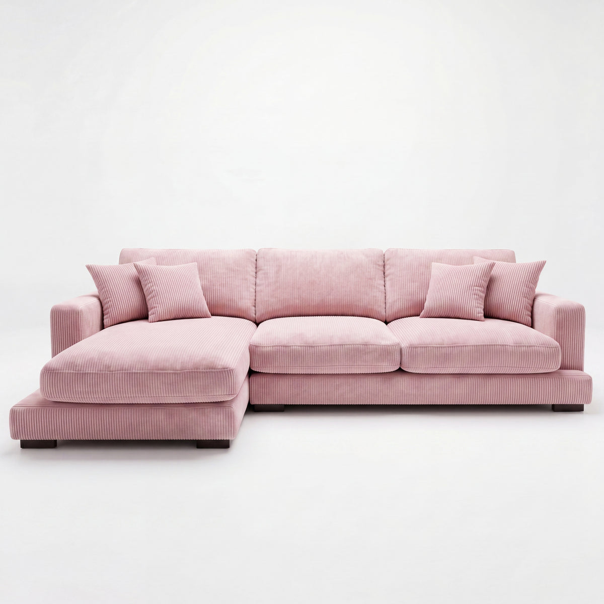 City Chaise Corduroy Baby Pink
