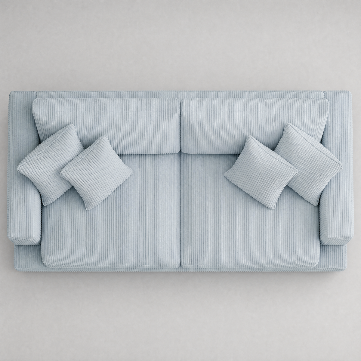 Cloud Sofa Baby Blue Corduroy