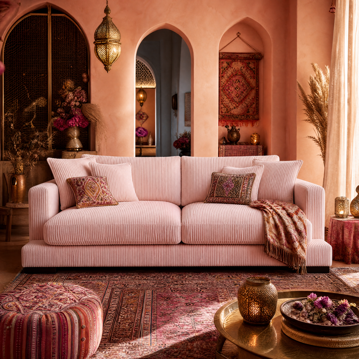 Cloud Sofa Baby Pink — Lifestyle