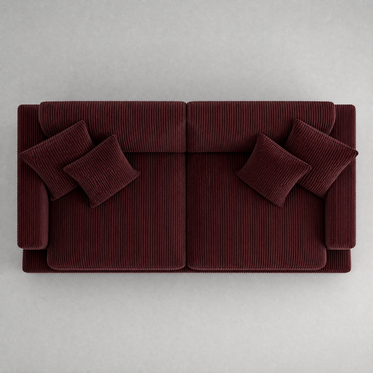 Cloud Sofa Burgundy Corduroy