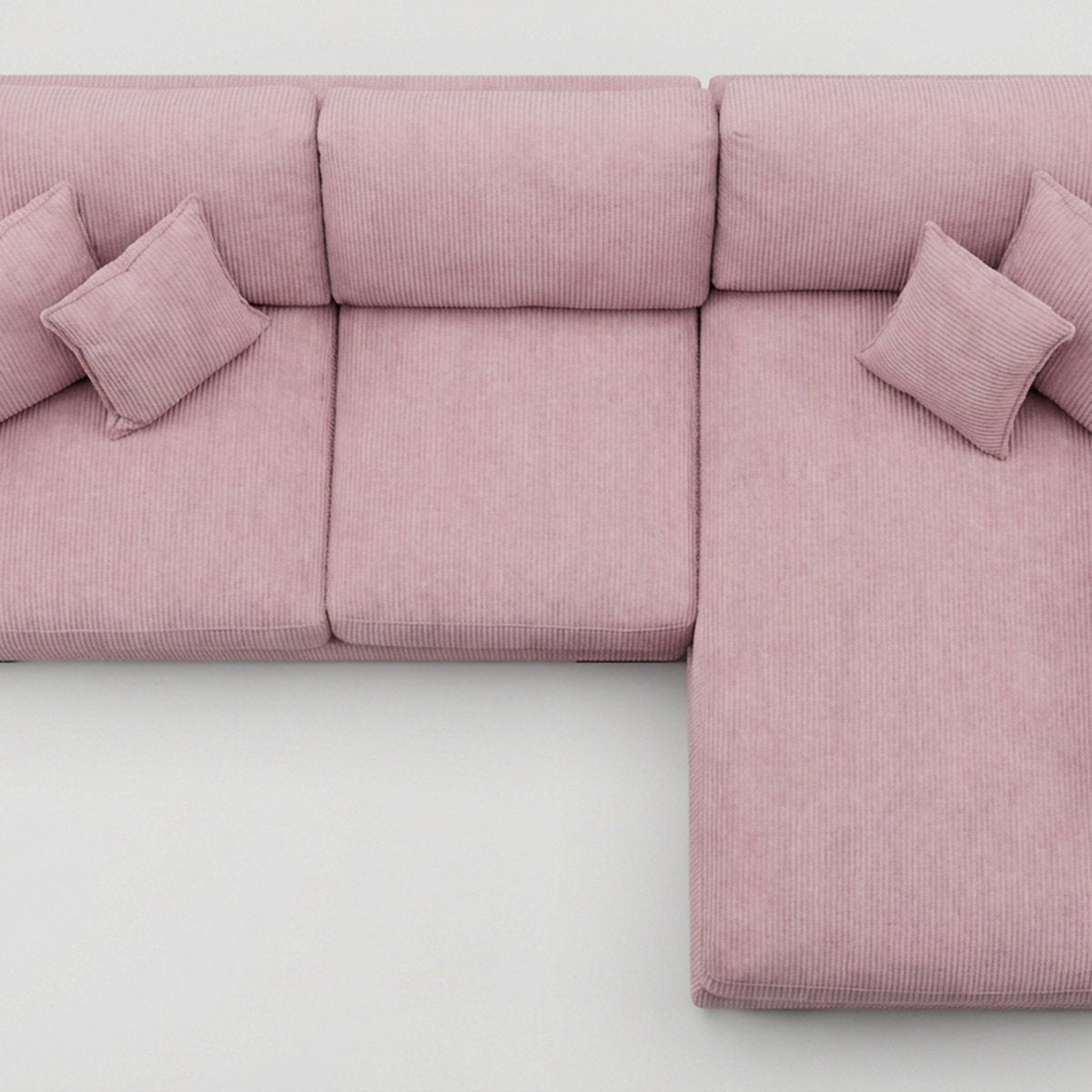 City Chaise Corduroy Baby Pink