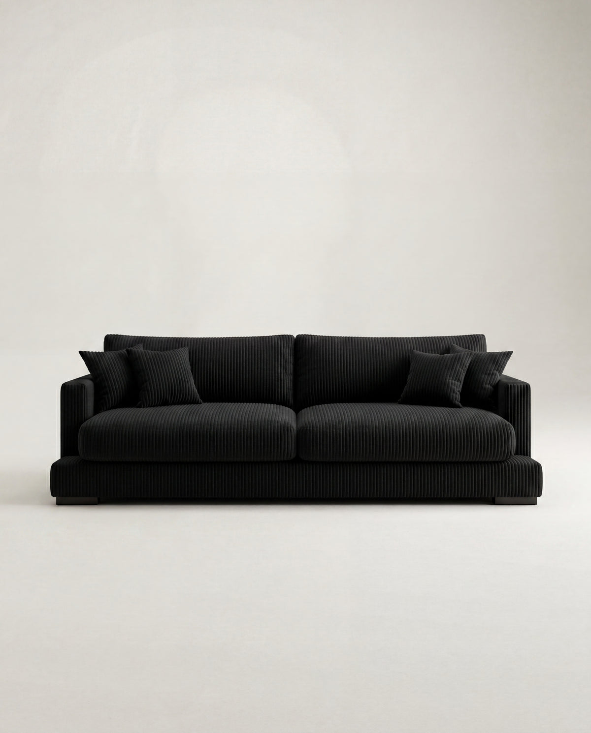 Cloud Sofa Bagira Black Corduroy