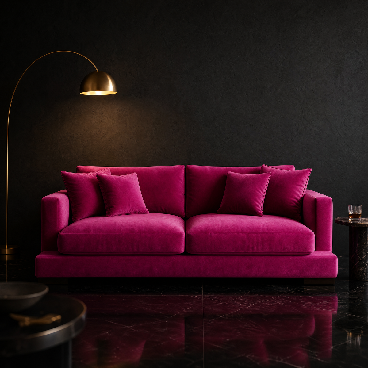 Cloud Sofa Barbie Pink