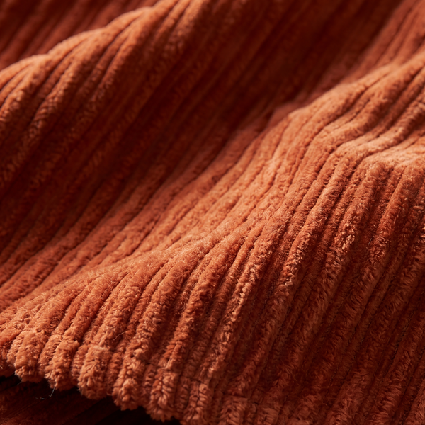 Corduroy Orange Fabric Sample