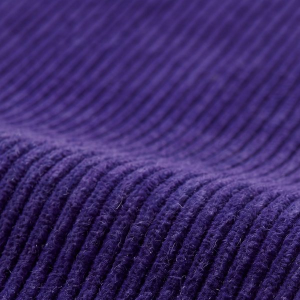 Corduroy Royal Purple Fabric Sample