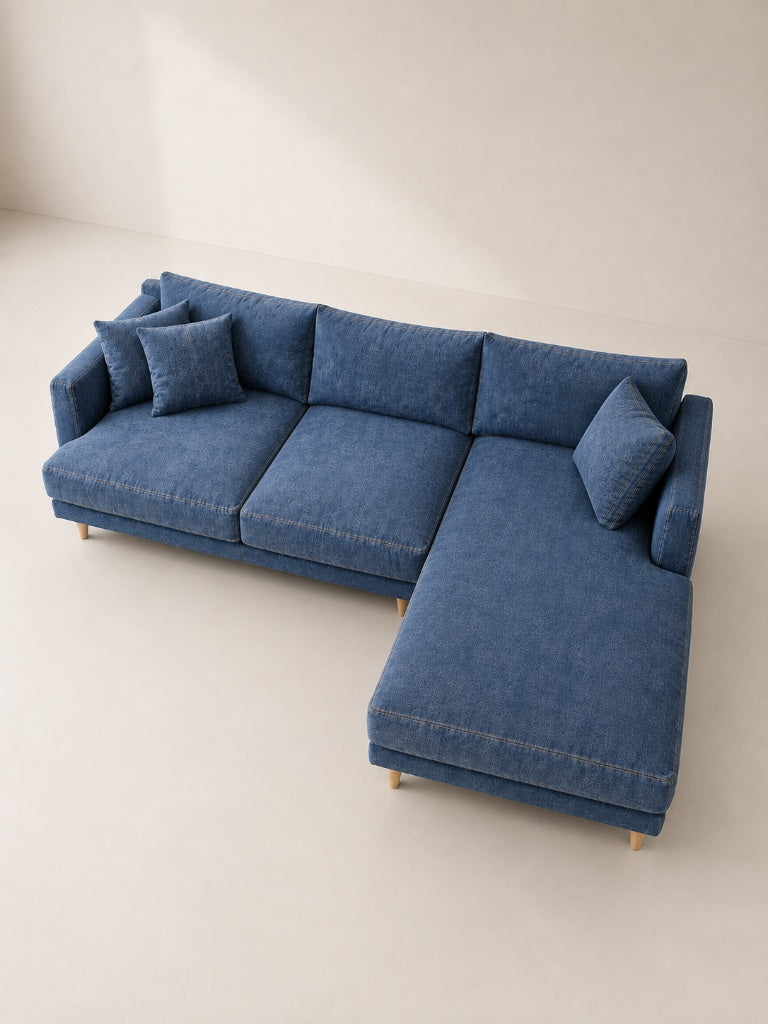 Meadow Chaise Lounge - Denim