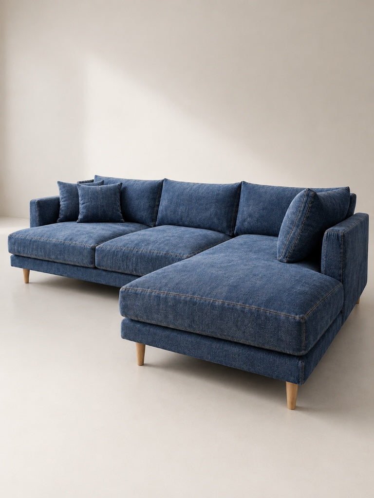 Meadow Chaise Lounge - Denim