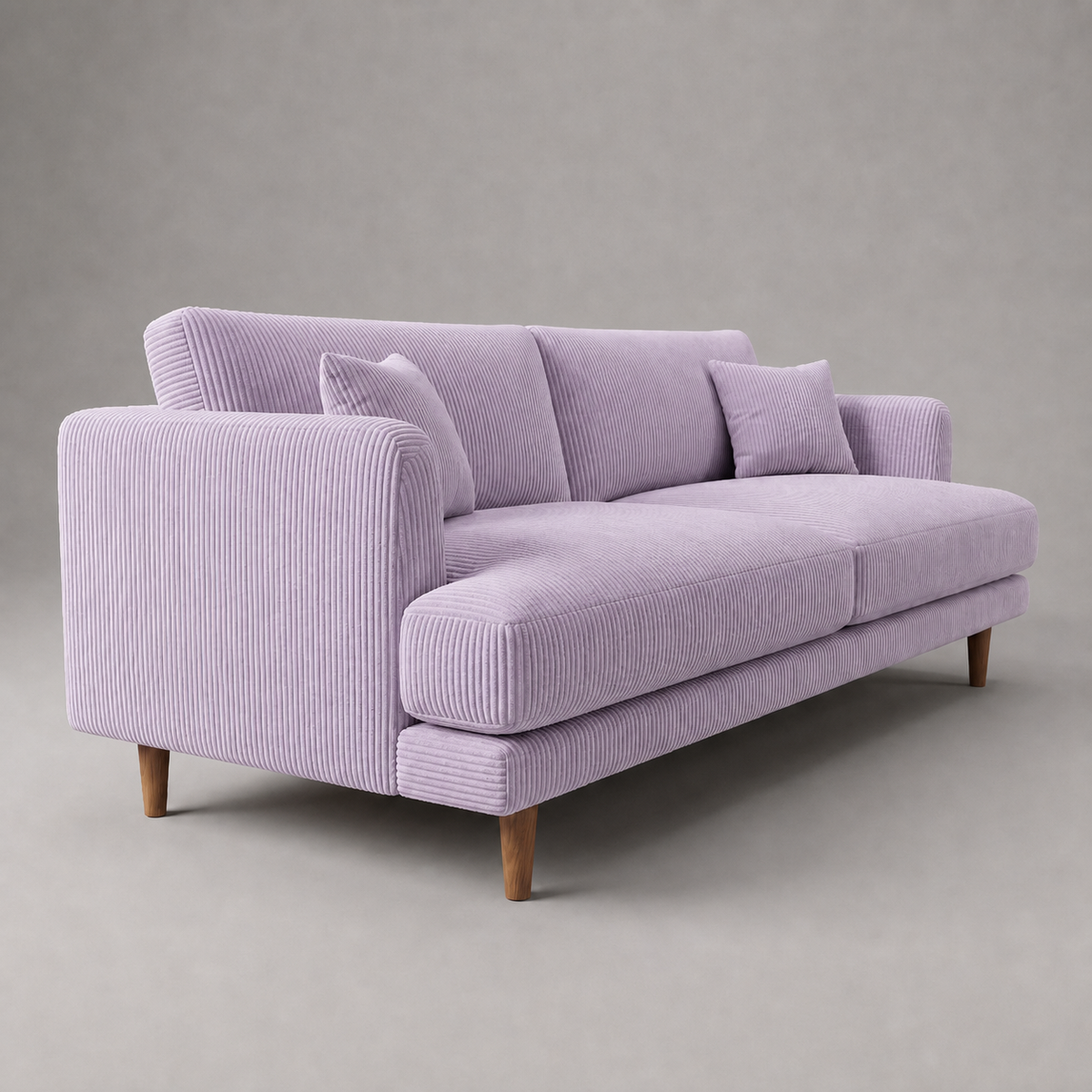 Meadow Chaise Lounge - Lilac Corduroy