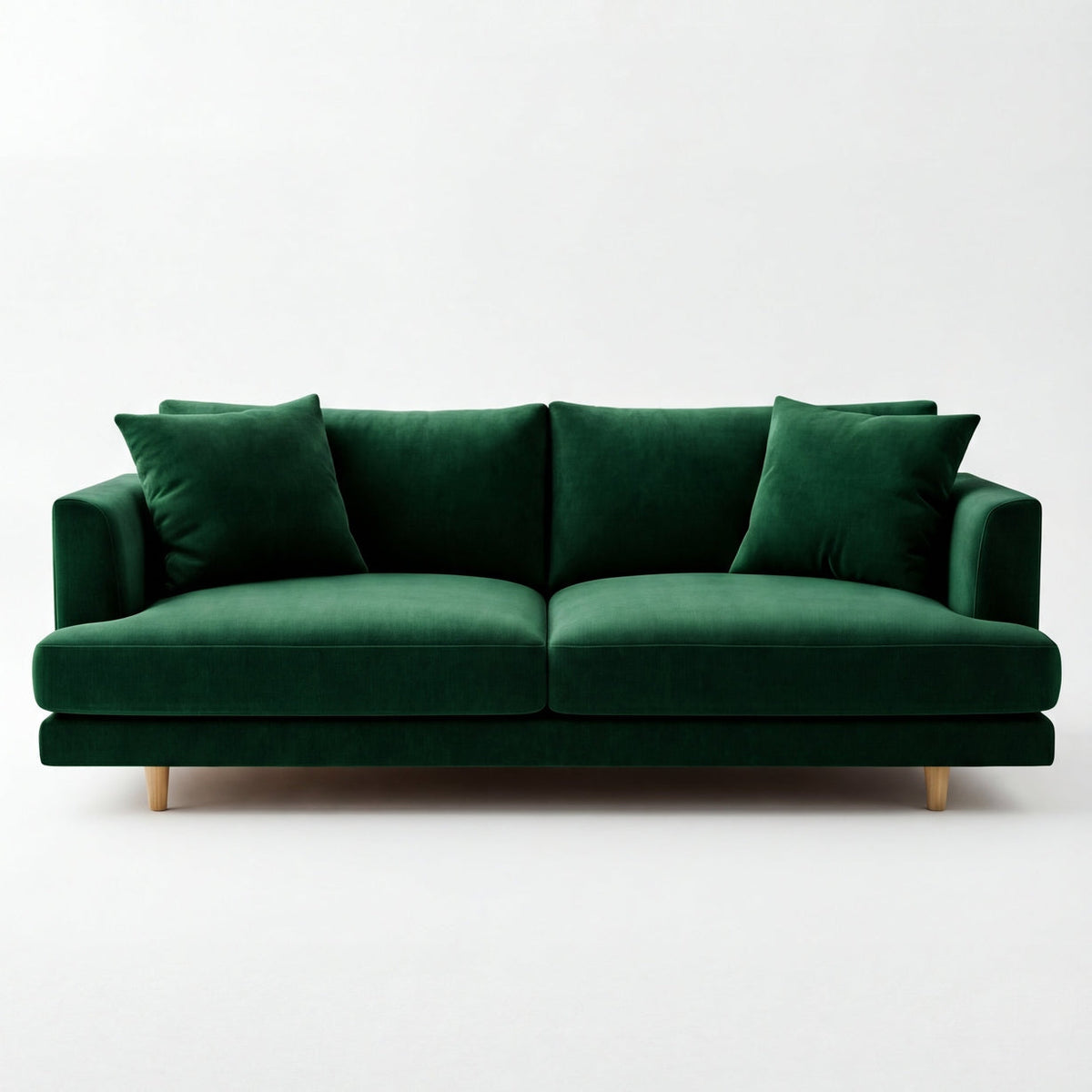 Meadow Sofa Velvet - Dimensions View | Vibe Sofas