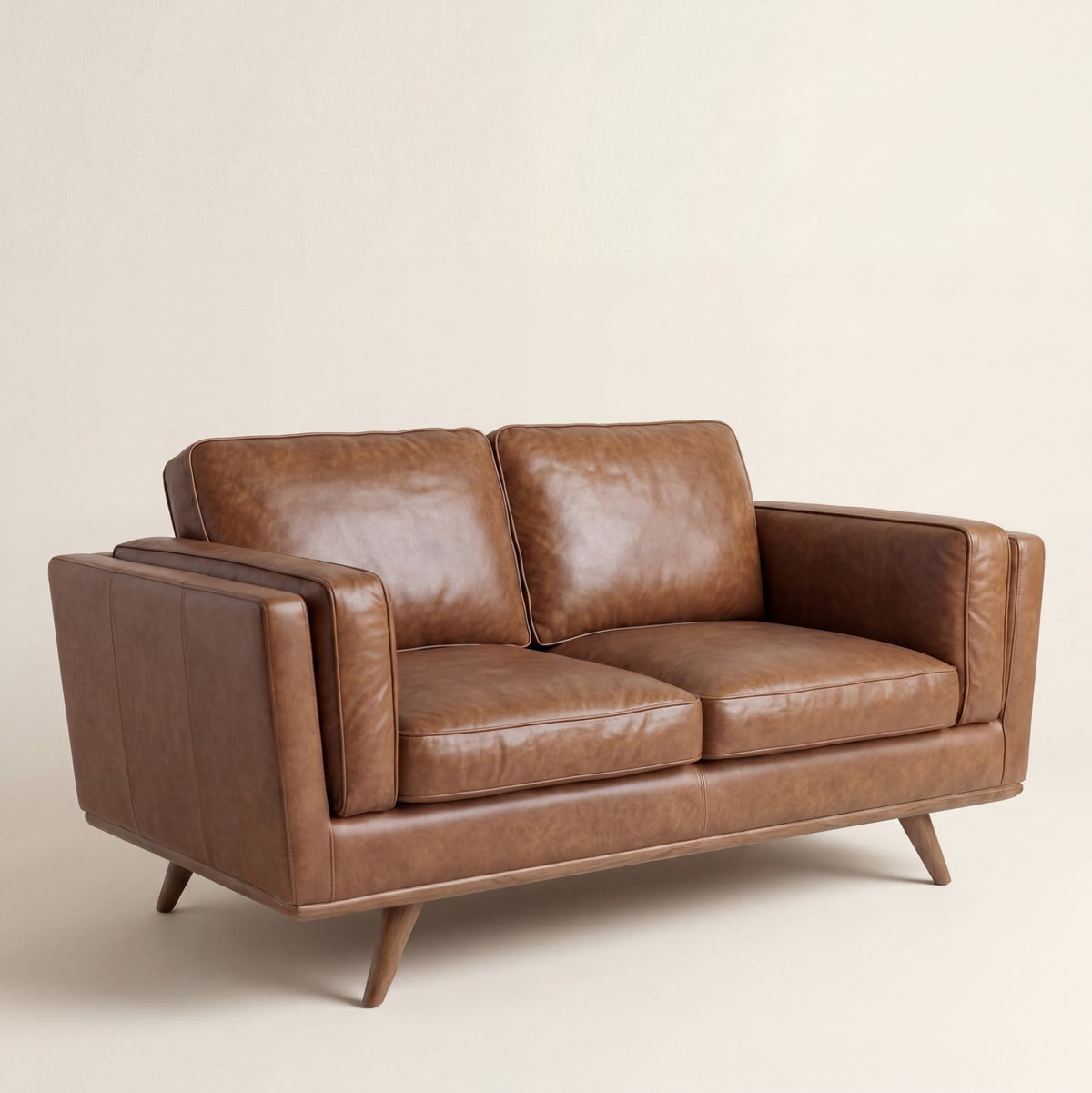 Monroe Leather 2 Seater Sofa - View 5 | Vibe Sofas Australia
