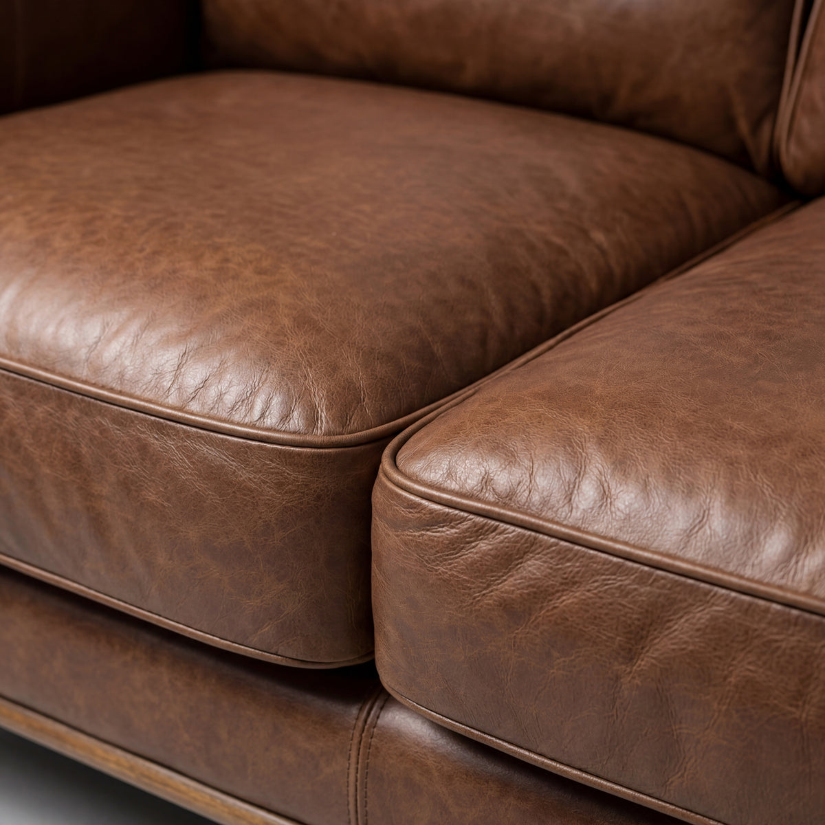 Monroe Leather Sofa - Fabric Detail | Vibe Sofas