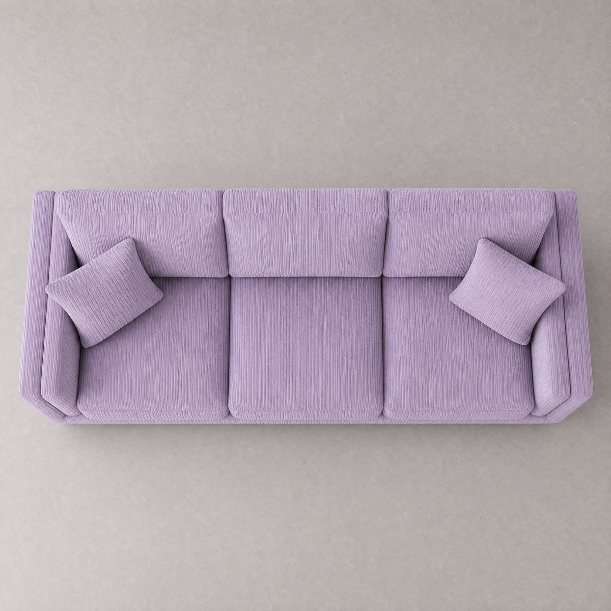 Monroe Sofa - Lilac Corduroy - Birds Eye