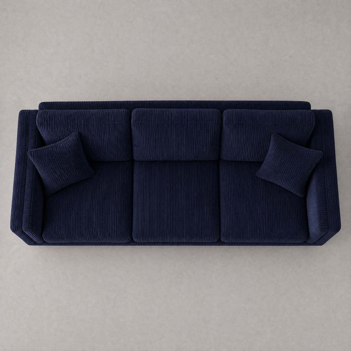 Monroe Sofa - Navy Corduroy - Birds Eye