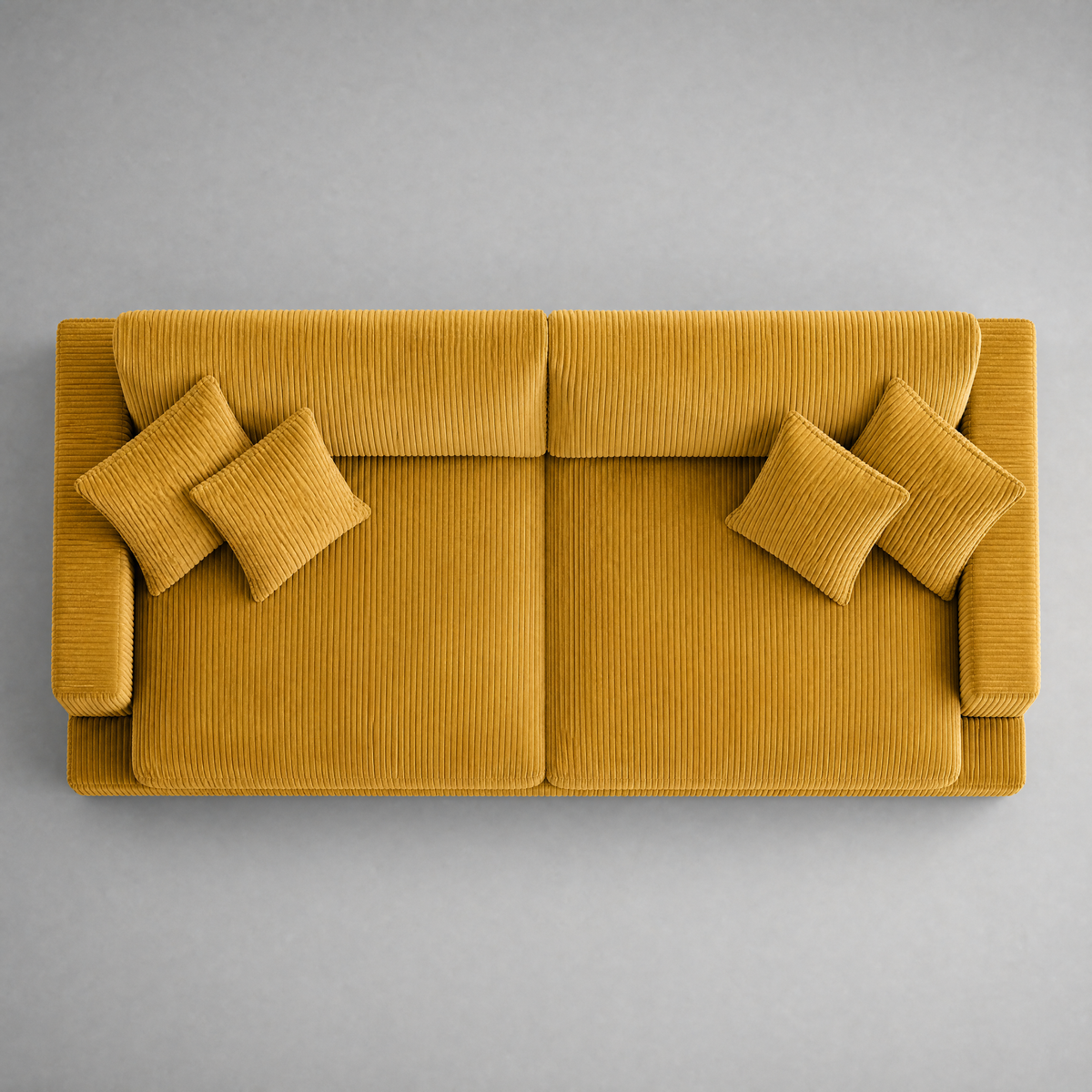 Cloud Sofa Mustard Corduroy