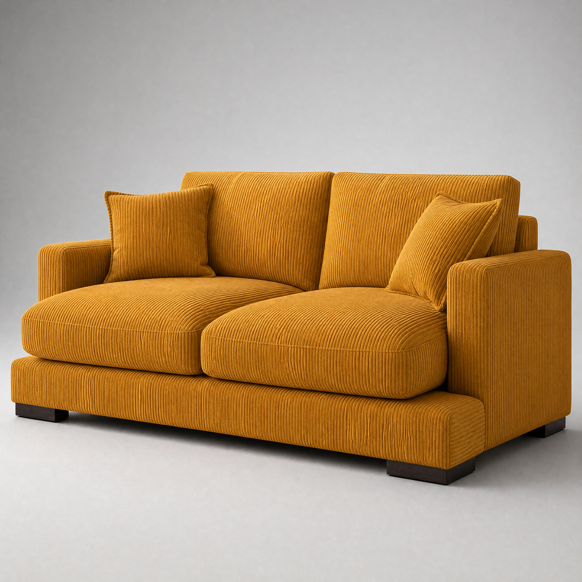 Cloud 2 Seater Mustard Corduroy