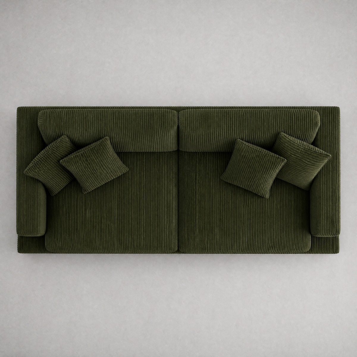 Cloud Sofa Olive Green Corduroy