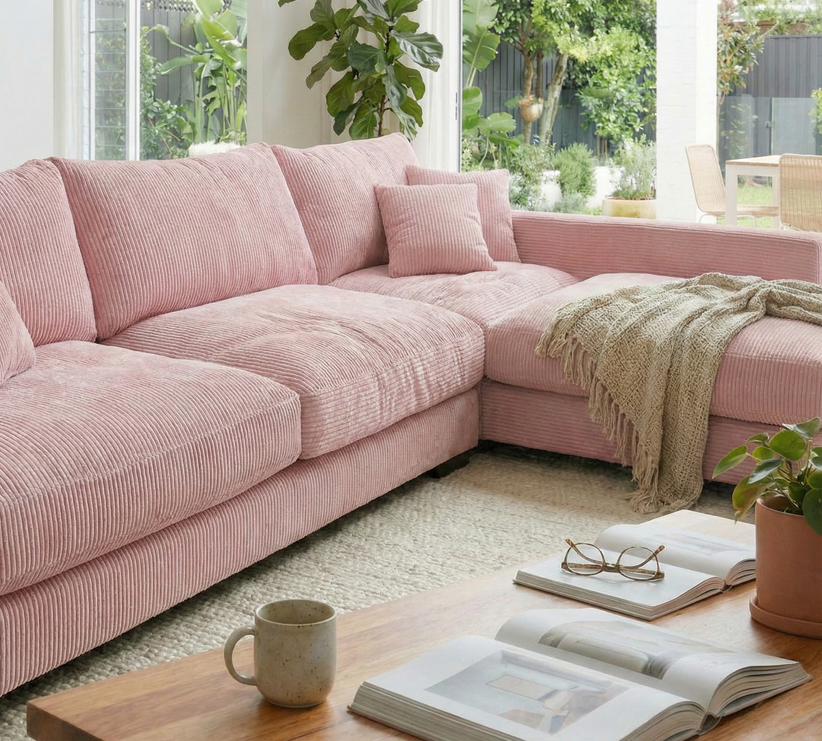 Baby Pink Cloud Chaise Lounge