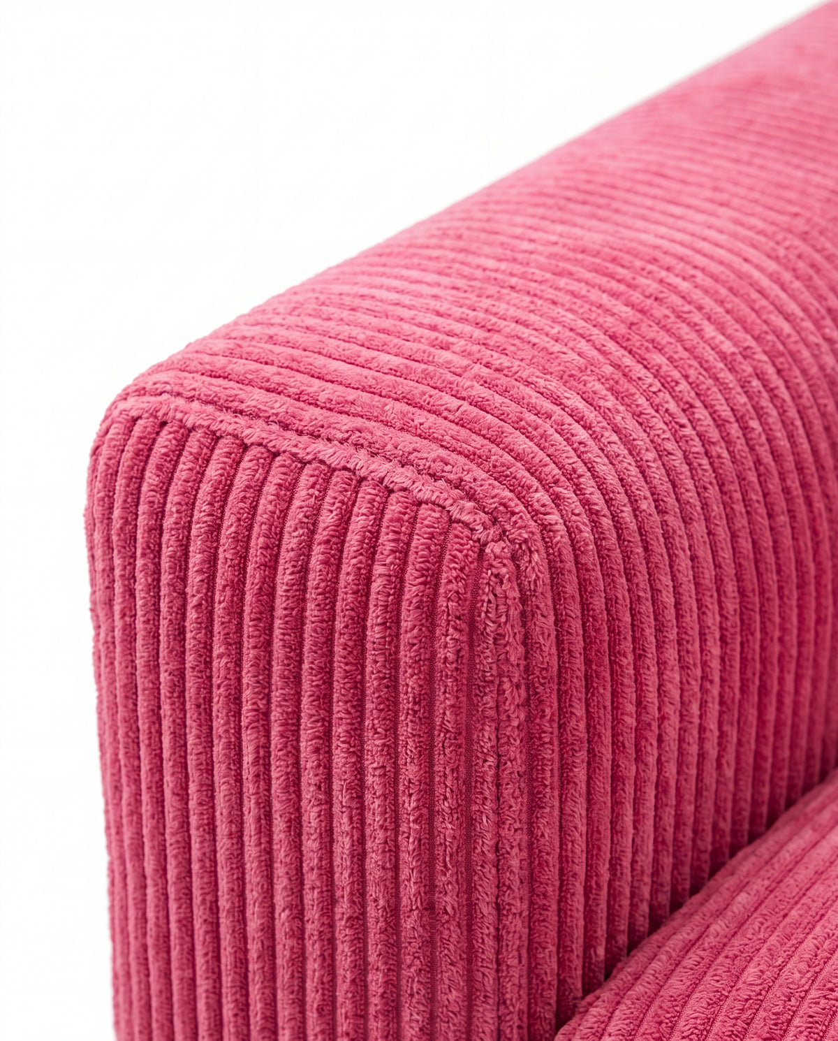 Cloud Chaise Lounge Candy Pink Corduroy
