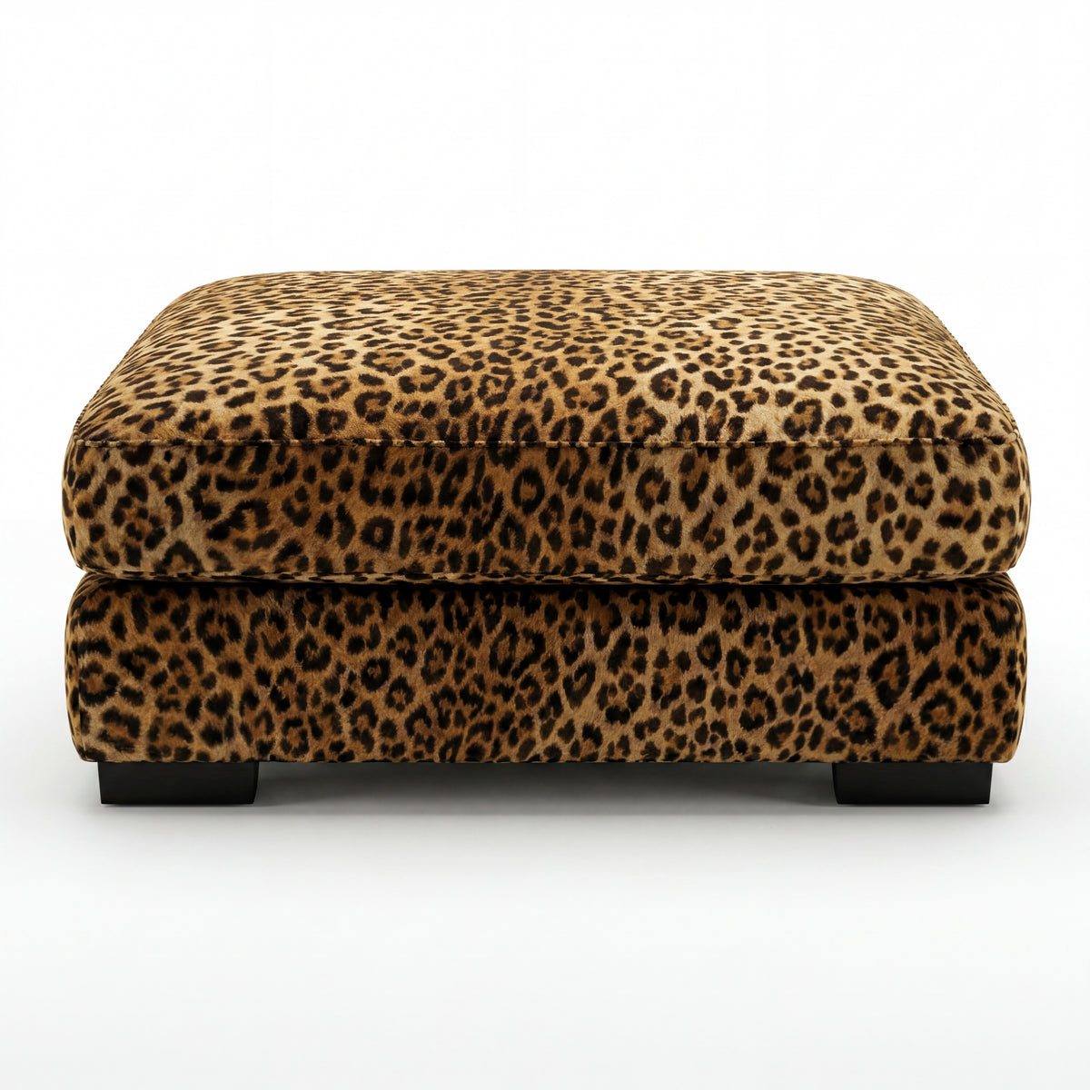 Cloud Ottoman Leopard Print