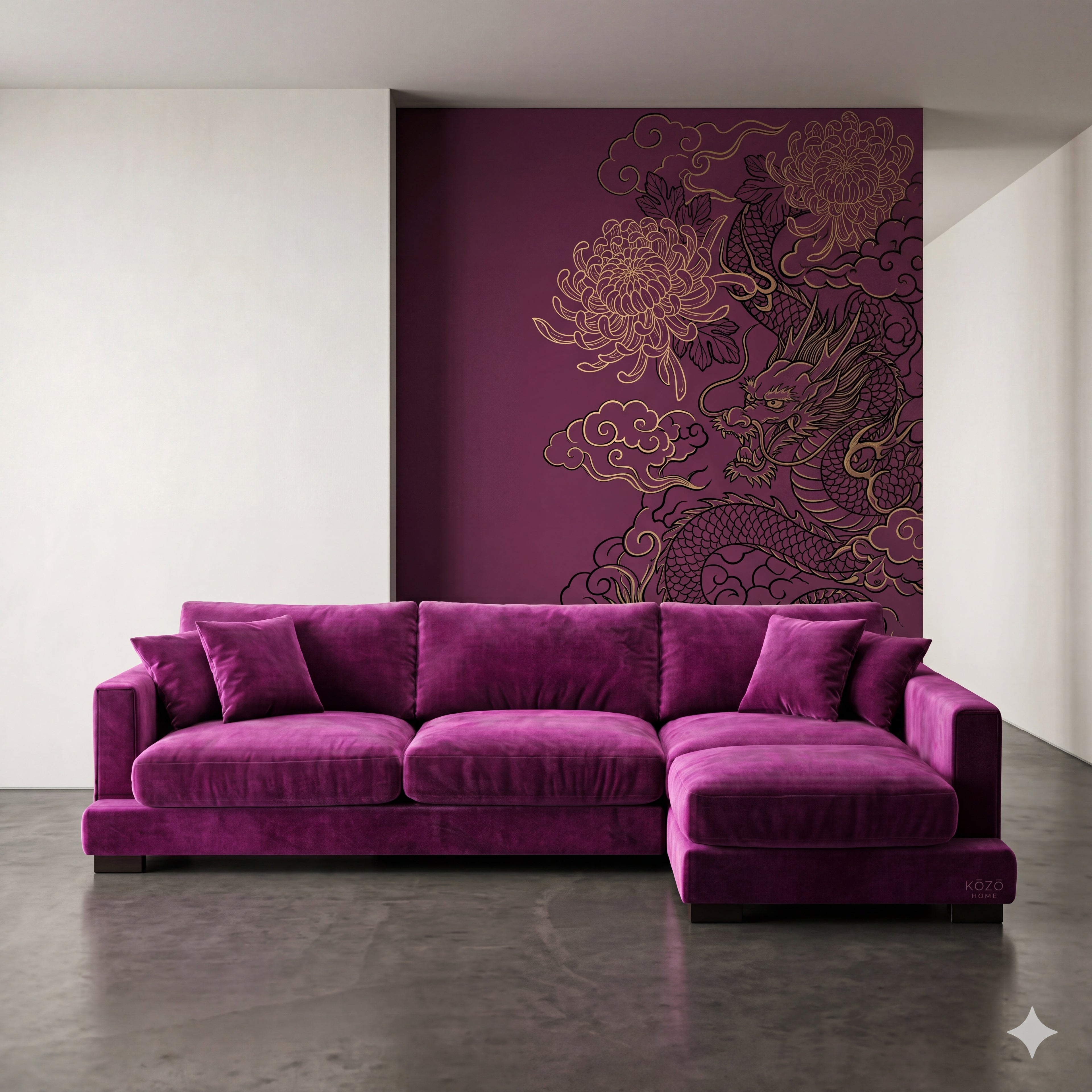 Purble Haze Cloud Chaise Lounge