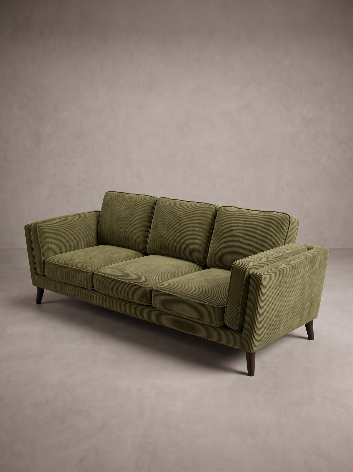 Monroe Sofa - Olive Green Corduroy