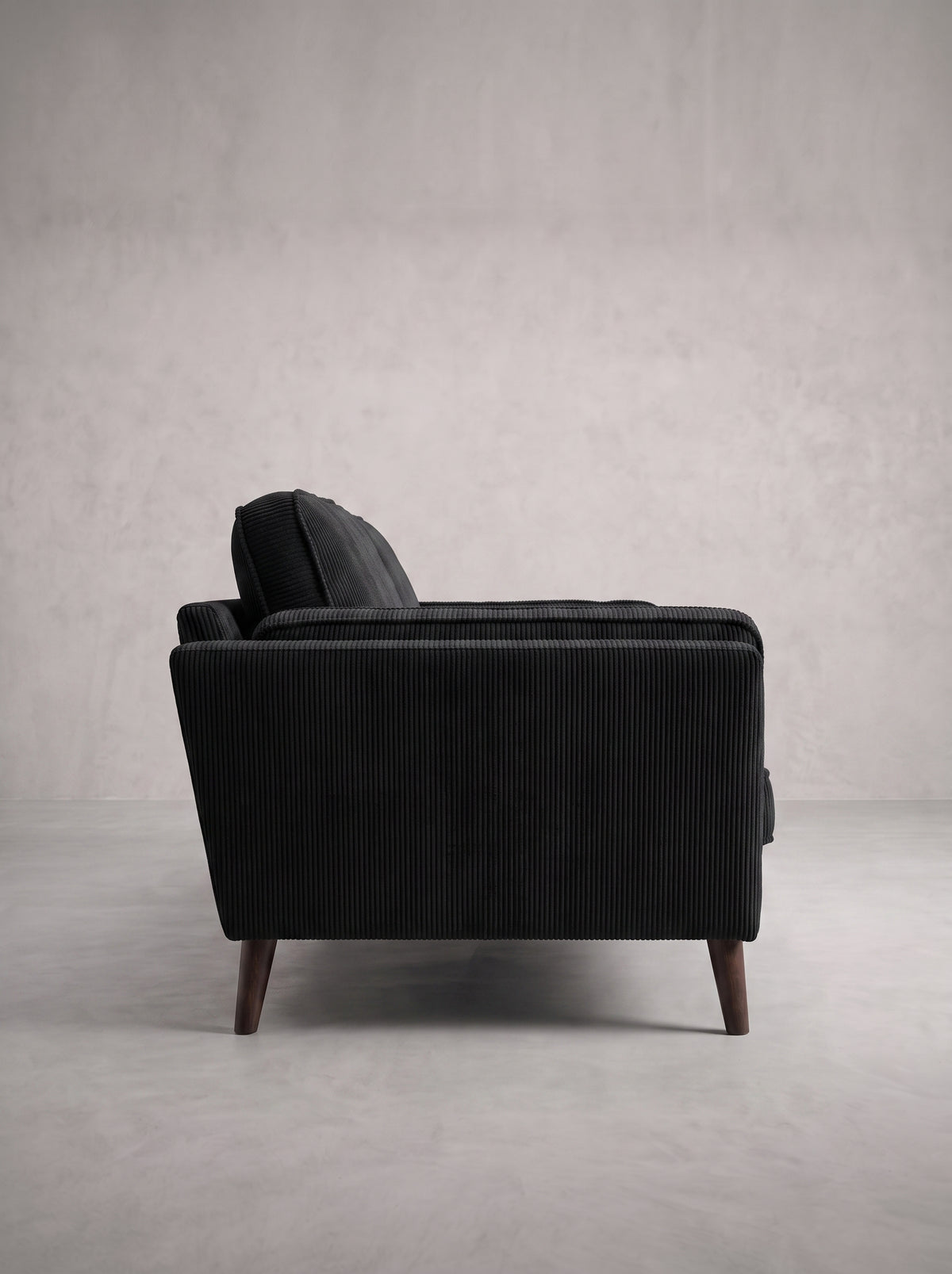 Monroe Sofa - Bagira Black Corduroy