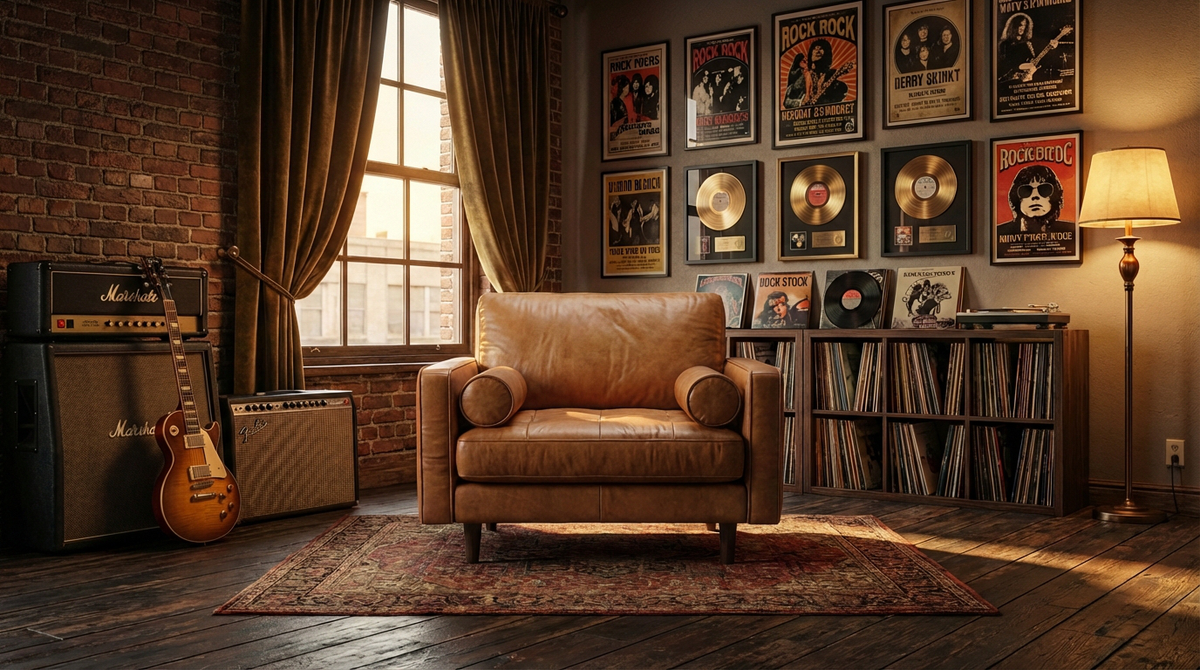 Rolo Armchair - View 1 | Vibe Sofas Australia