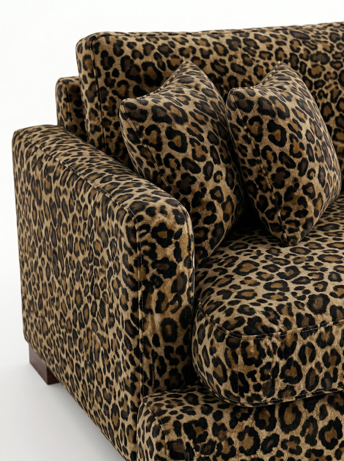 Cloud 3 Seater Leopard Print