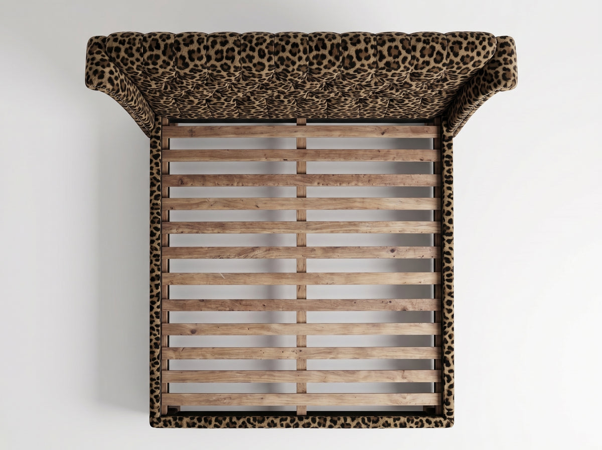 Escala Bedframe - Leopard Print