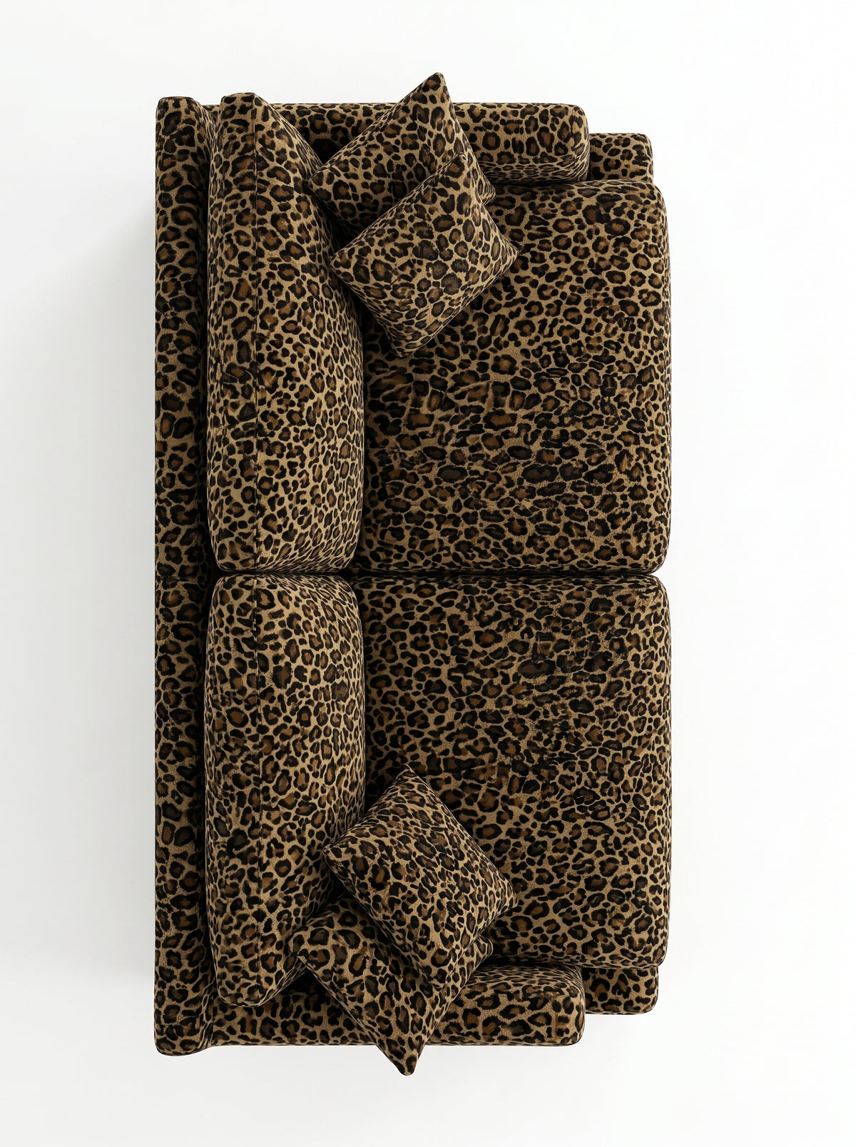 Cloud 3 Seater Leopard Print