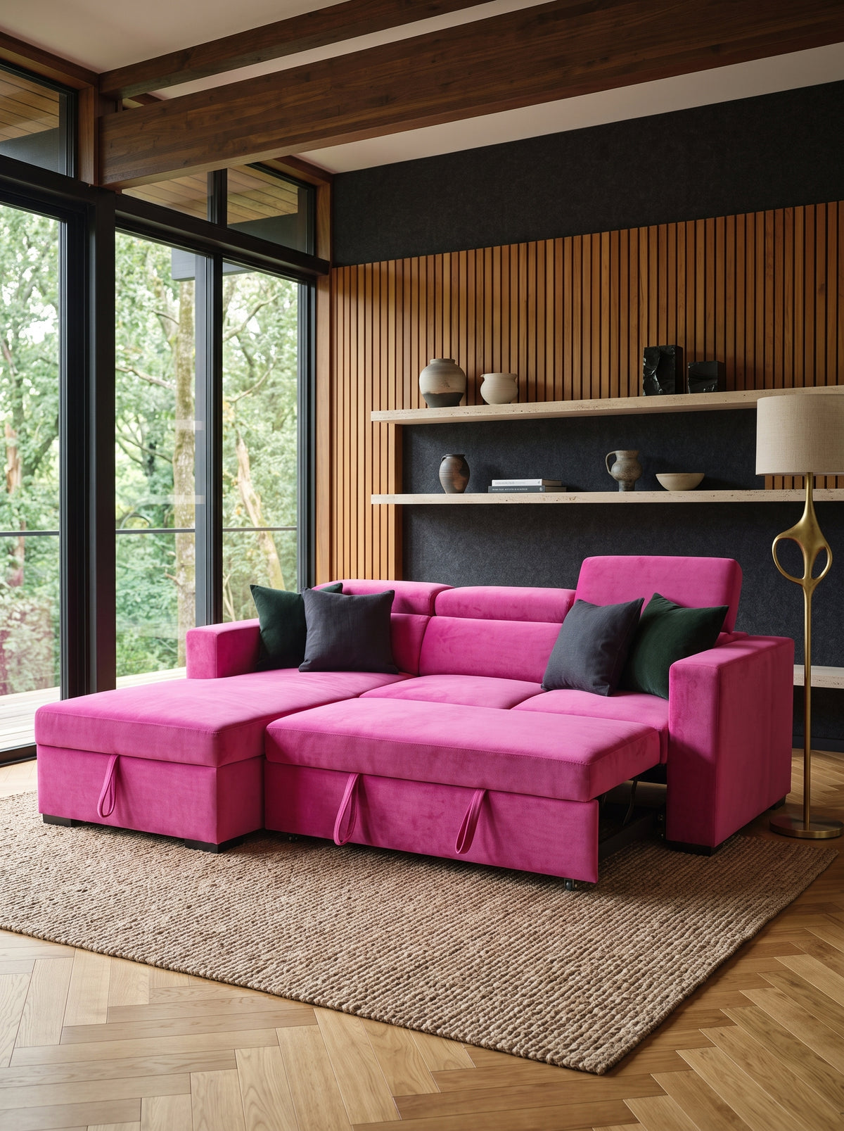 Evo Sleeper Chaise Lounge Barbie Pink