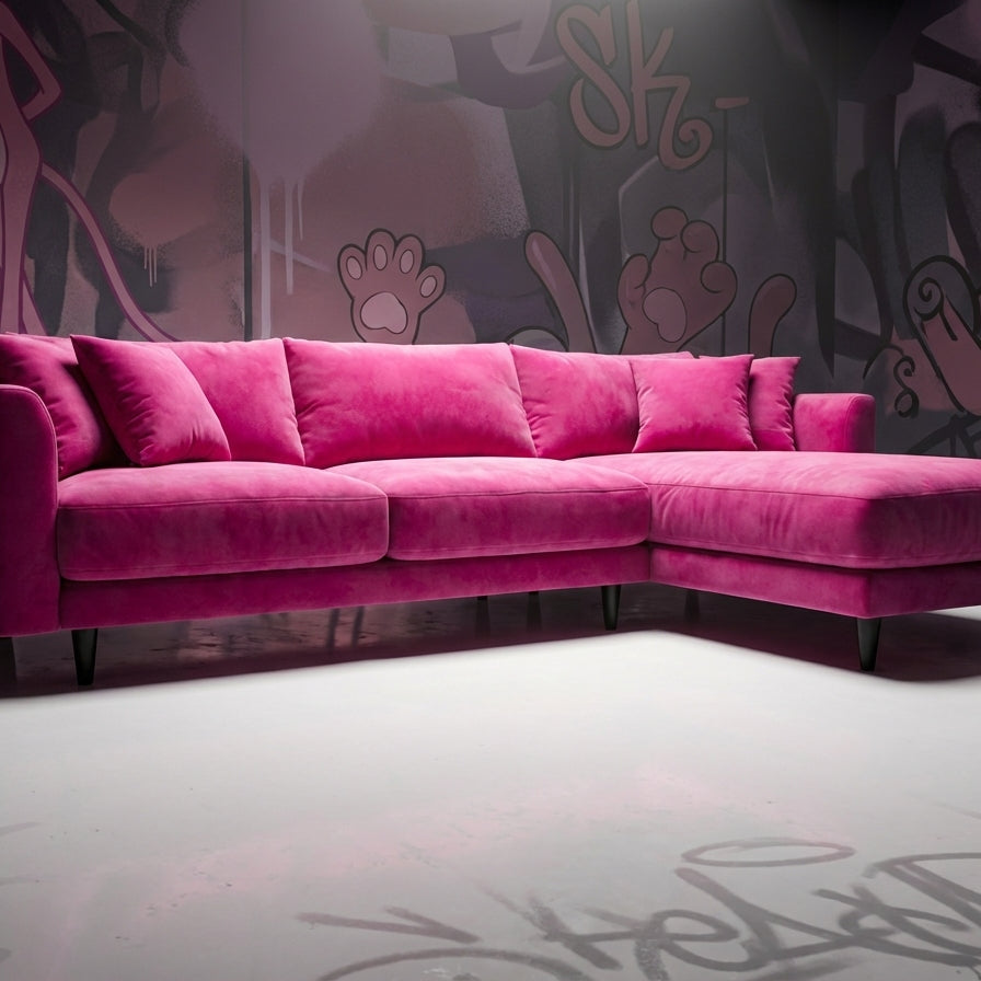 Meadow Chaise Lounge - Barbie Pink