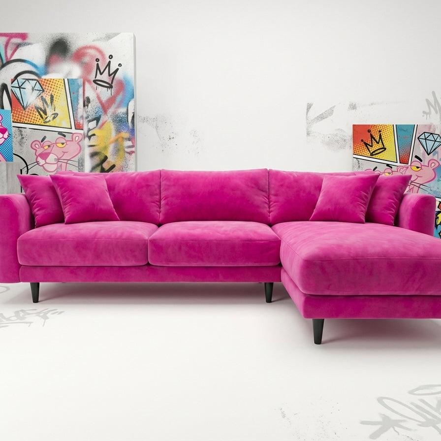 Meadow Chaise Lounge - Barbie Pink