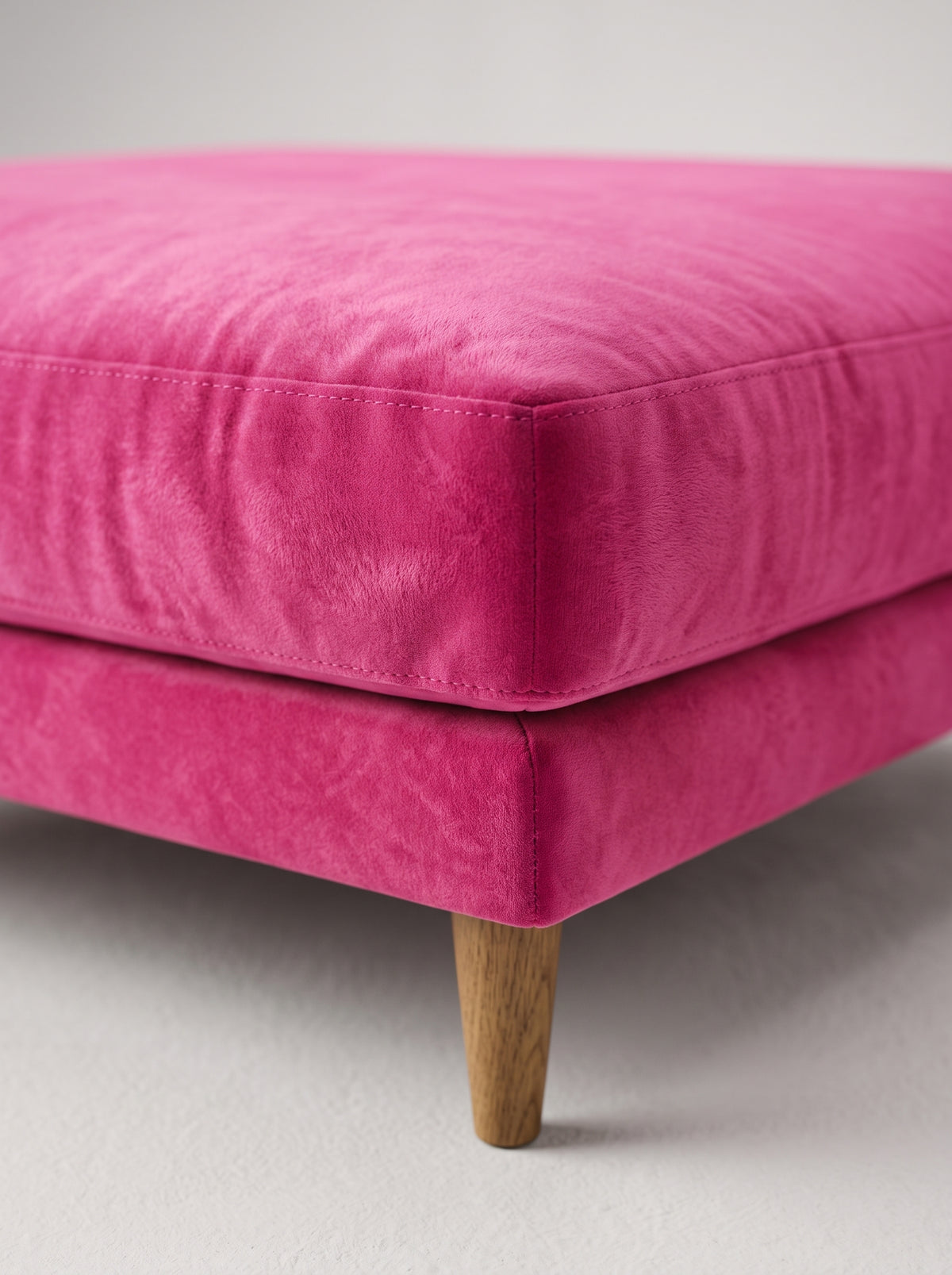 Meadow Ottoman Barbie Pink