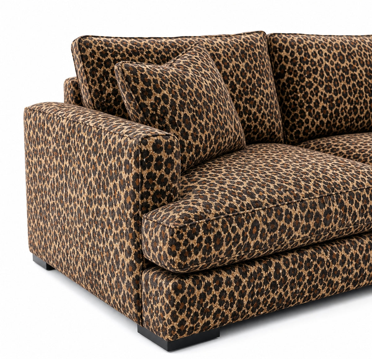 Cloud Corner Lounge Leopard Print