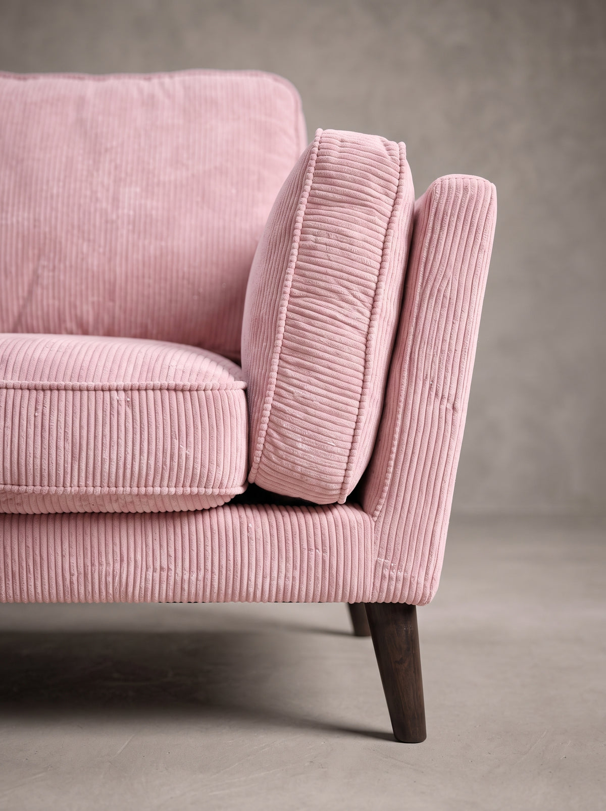 Monroe Sofa - Baby Pink Corduroy