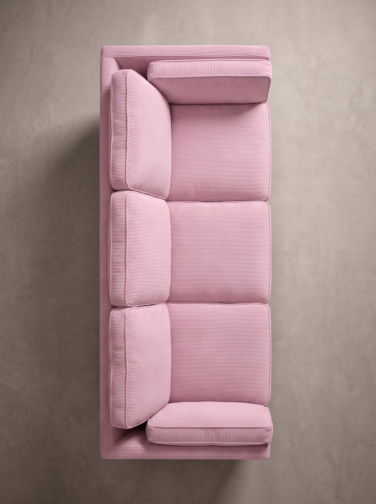 Monroe Sofa - Baby Pink Corduroy