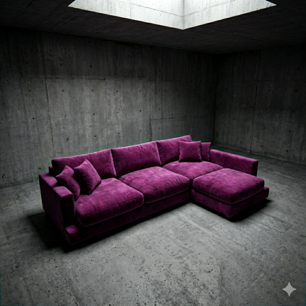 Purble Haze Cloud Chaise Lounge