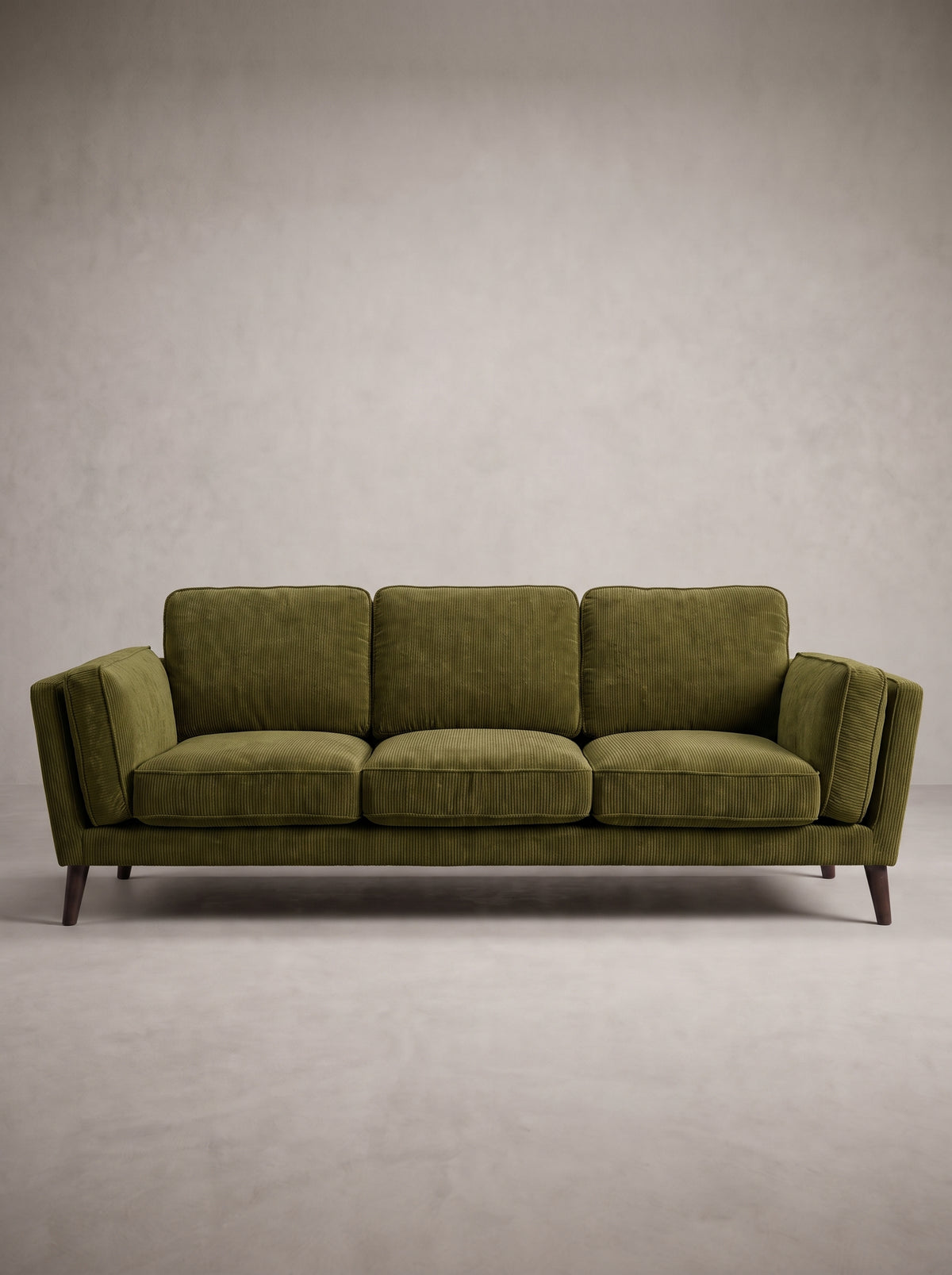 Monroe Sofa - Olive Green Corduroy