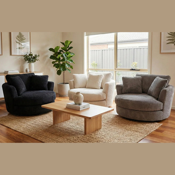 Cuddle Swivel Chair - Vibe Sofas