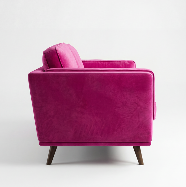 Monroe 2 Seater Sofa Barbie Pink