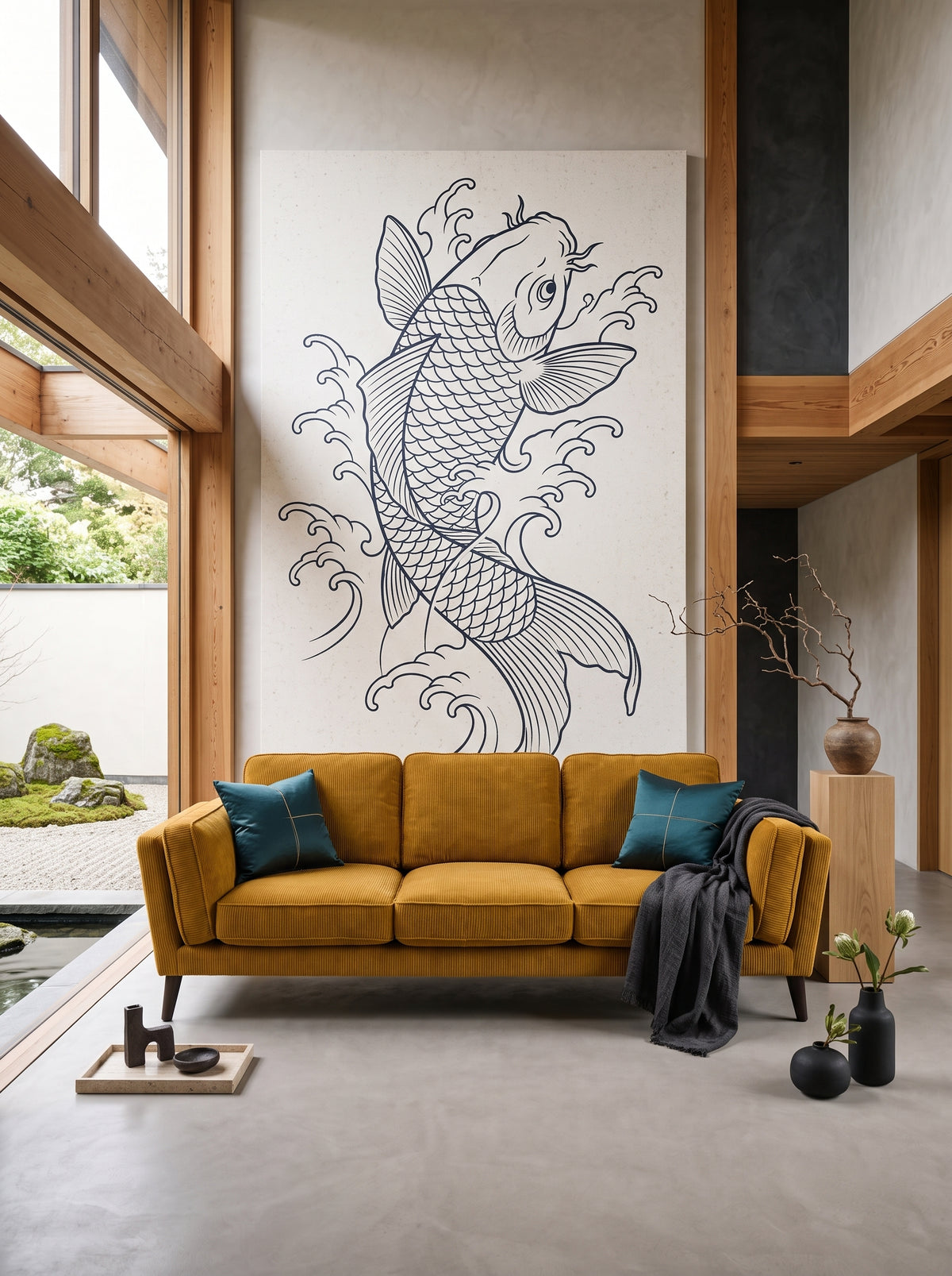 Monroe Sofa - Mustard Corduroy